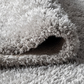Aydin Solid Plush Shag Area Rug